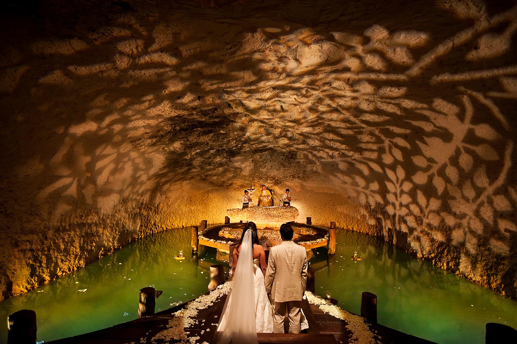 Xcaret chapel setting